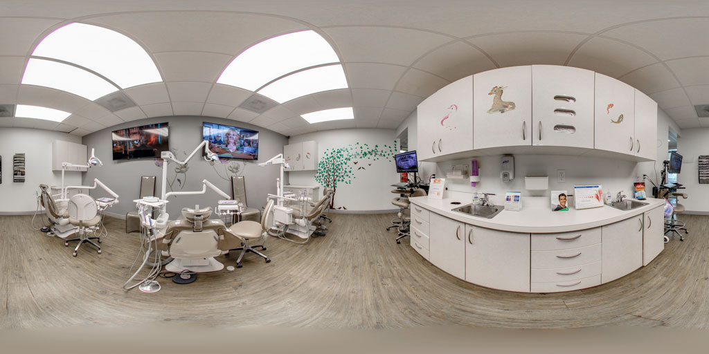 Victory plaza dental group inside the clinic dental rooms 3d view